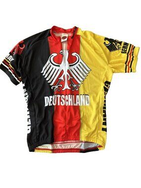 World Jerseys Deutschland Germany Cycling Jersey Mens 2XL XXL Road Bike Shirt